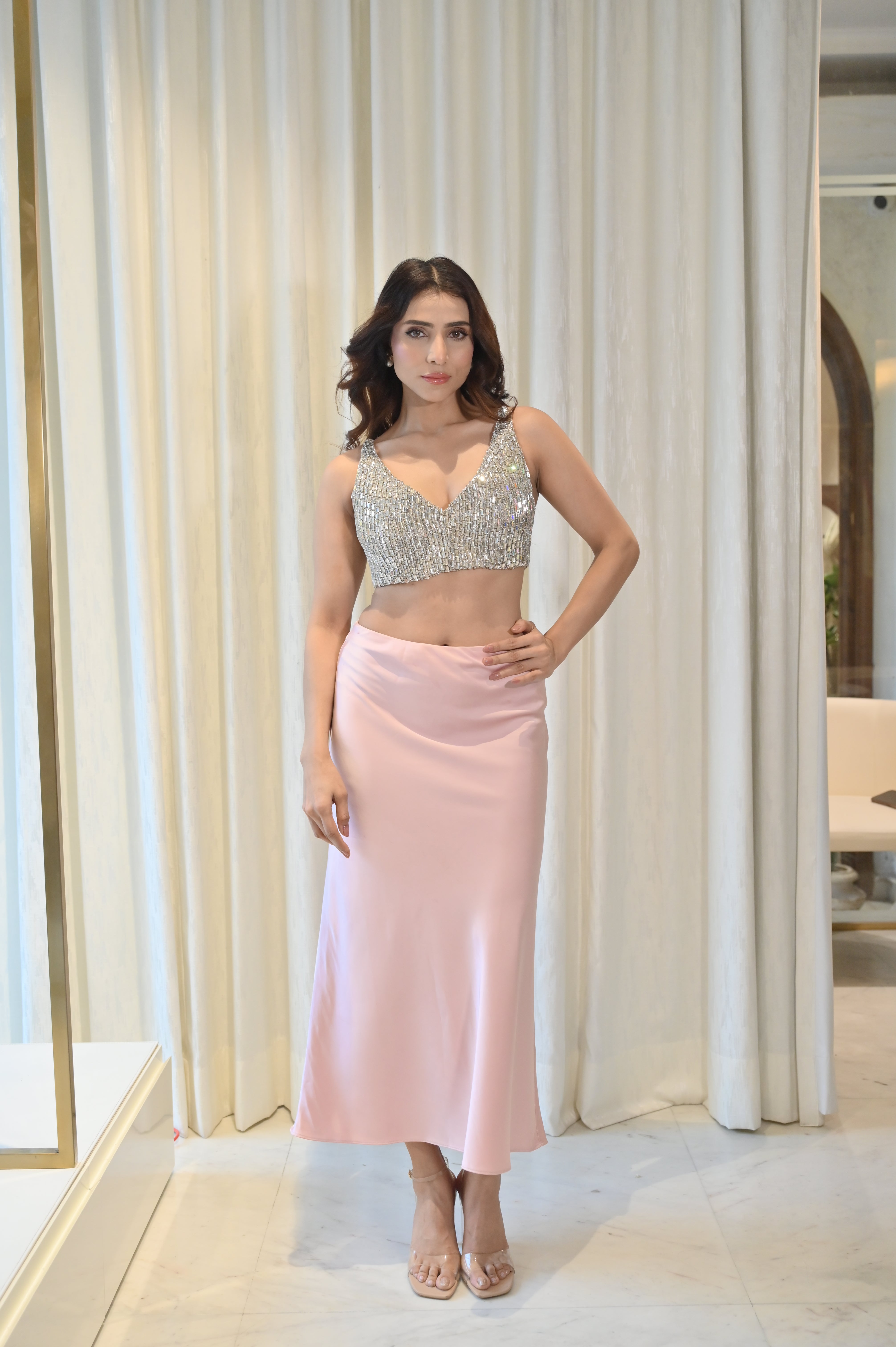 CELINE CRYSTAL EMBELLISHED BRALETTE