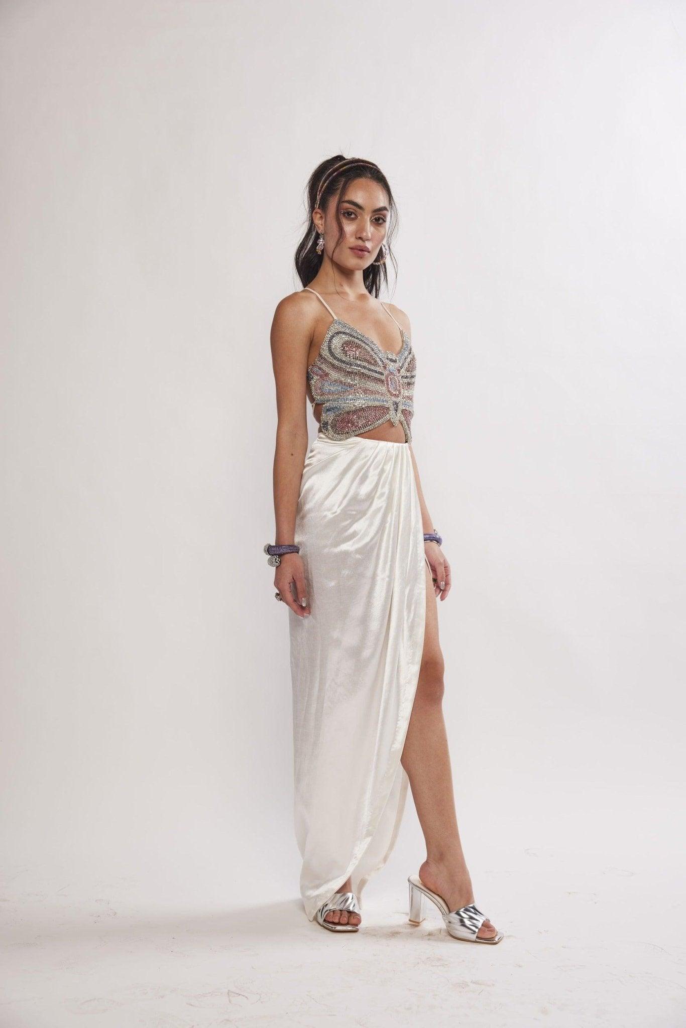 ARIEL BUTTERFLY BLUE TOP - REALM