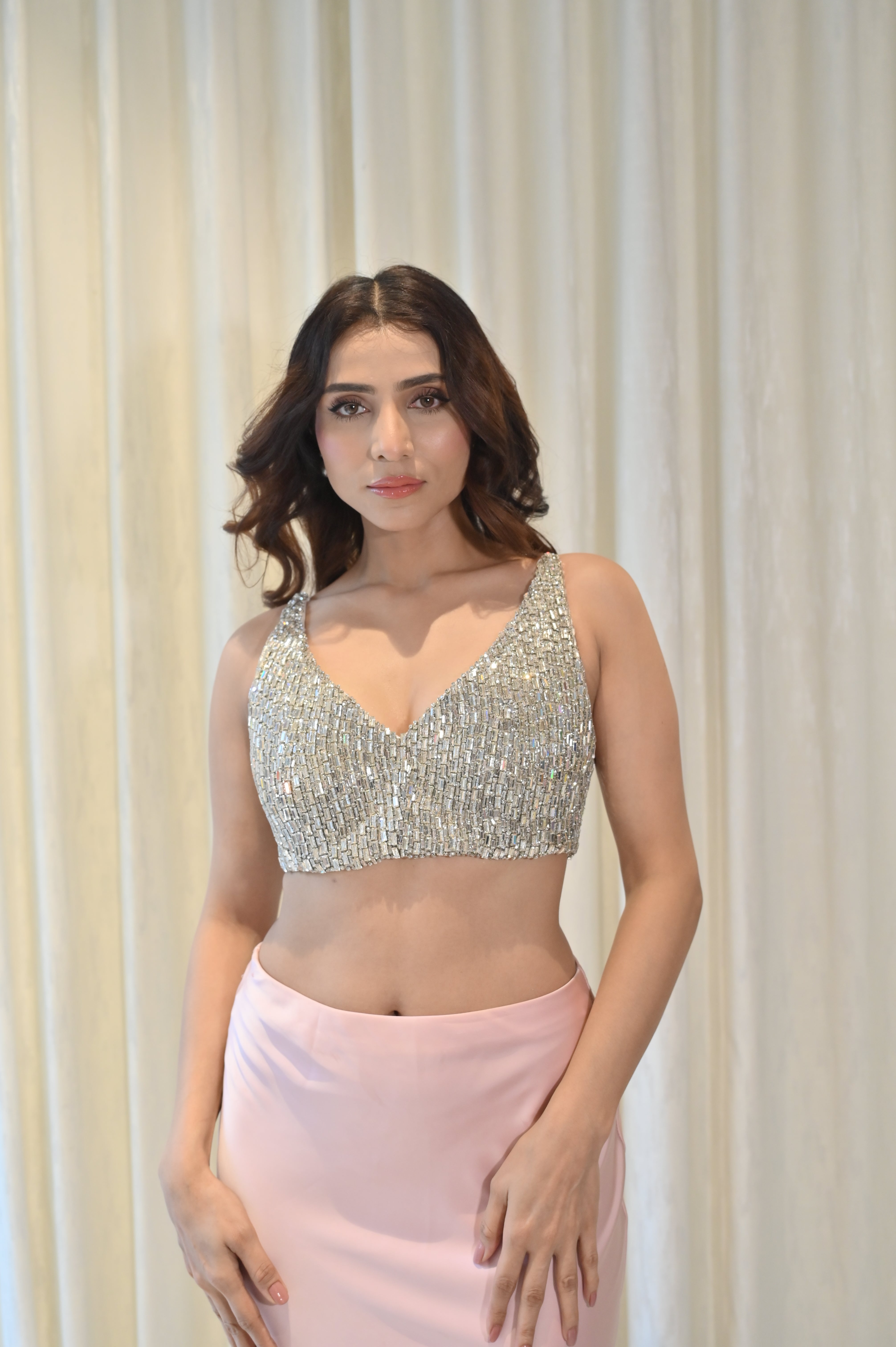 CELINE CRYSTAL EMBELLISHED BRALETTE